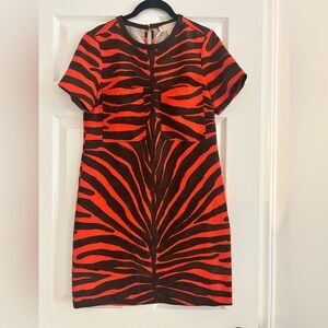 Michael Kors Orange Tiger Zhara Dress